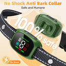Smart Rechargeable Anti Bark Collar for Dog Vibration 4 Modes 8 Sensitivity IP67 Waterproof for Small Medium Dogs