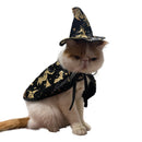 New Halloween Witch Cloak Cat Wizard Cloak Pet Cloak Holiday Dress Up Disguise Costumes