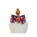 Pet Halloween Pet Collar with Funny Pumpkin Decoration, Dog Collar with Bow Tie, Cat Scarf for Small Dogs