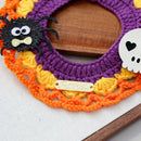 Cute Halloween Cartoon Knitted Scarf Pet Accessory for Cats and Dogs, Pet Costume Decor