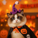Pet Hat for Dogs and Cats, Halloween Funny Wizard Knitted Hat, Cute Festival Costume Accessory