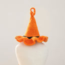Pet Accessories Knitted Wizard Hat for Dogs and Cats, Cute Halloween Costume Decoration