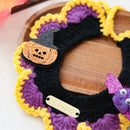 Pet Cat Dog Kerchief Halloween Cartoon Knit Scarf Cat Bib Pet Accessories Drop Shipping