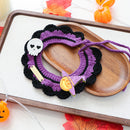 Cute Halloween Cartoon Knitted Scarf Pet Accessory for Cats and Dogs, Pet Costume Decor
