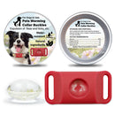 Pet Cat Dog Flea and Tick Prevention Silicone Collar with Insect Repellent Tag, Anti-Flea and Anti-Tick