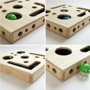 Durable Cat Nail Grinder with Bell Ball & Interactive Maze Tunnel - Enriching Toy and Scratching Activity for Active Kittens