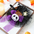 Pet Cat Dog Saliva Bib Halloween Wizard Pumpkin Gauze Neck Scarf Small Dog Accessory