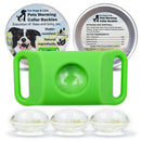 Pet Cat Dog Flea and Tick Prevention Silicone Collar with Insect Repellent Tag, Anti-Flea and Anti-Tick