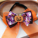 Halloween Pet Collar for Dogs and Cats, Cartoon Spider Bow Tie Neckwear, Festival Costume