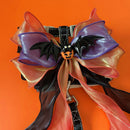 Halloween Cat Dog Ribbon Leash Adjustable Figure-eight Chest Harness Costume Photography Props