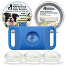 Pet Cat Dog Flea and Tick Prevention Silicone Collar with Insect Repellent Tag, Anti-Flea and Anti-Tick