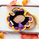 Pet Cat Dog Kerchief Halloween Cartoon Knit Scarf Cat Bib Pet Accessories Drop Shipping