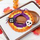Pet Cat Dog Kerchief Halloween Cartoon Knit Scarf Cat Bib Pet Accessories Drop Shipping