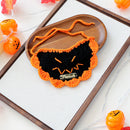 Pet Accessories Knitted Gold Label Bandana for Cats and Dogs, Halloween Festival Costume Scarf