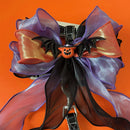 Halloween Cat Dog Ribbon Leash Adjustable Figure-eight Chest Harness Costume Photography Props