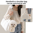 Winter Warm Cat Carrier | Large Capacity Breathable Shoulder Pet Bag for Cold Weather Travel