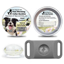 Pet Cat Dog Flea and Tick Prevention Silicone Collar with Insect Repellent Tag, Anti-Flea and Anti-Tick