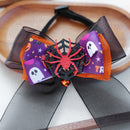 Halloween Pet Collar for Dogs and Cats, Cartoon Spider Bow Tie Neckwear, Festival Costume