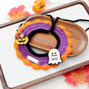Halloween Pet Cat Dog Scarf Funny Knit Neckwear Pet Bib Cute Collar