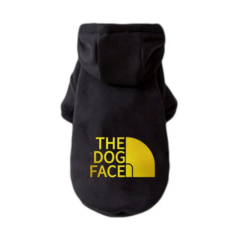 Dog Clothes Hoodies the Dog Face Wind Coat Warm for Dogs Jacket Sweatshirt