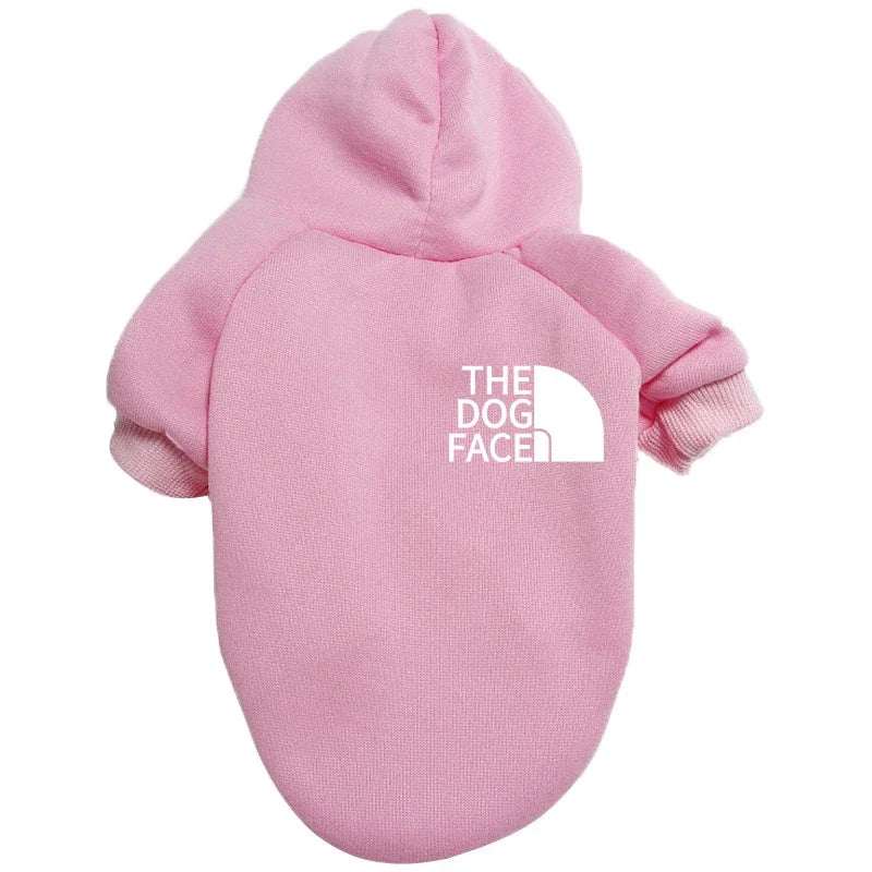 Dog Clothes Hoodies the Dog Face Wind Coat Warm for Dogs Jacket Sweatshirt
